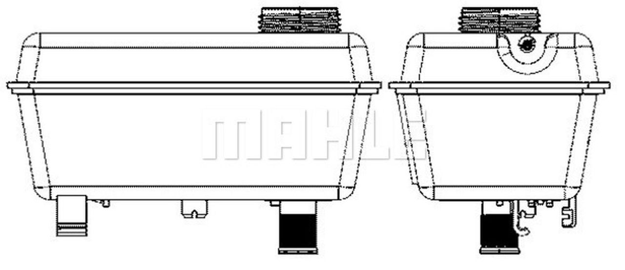 MAHLE PC Expansion tank CRT27000S