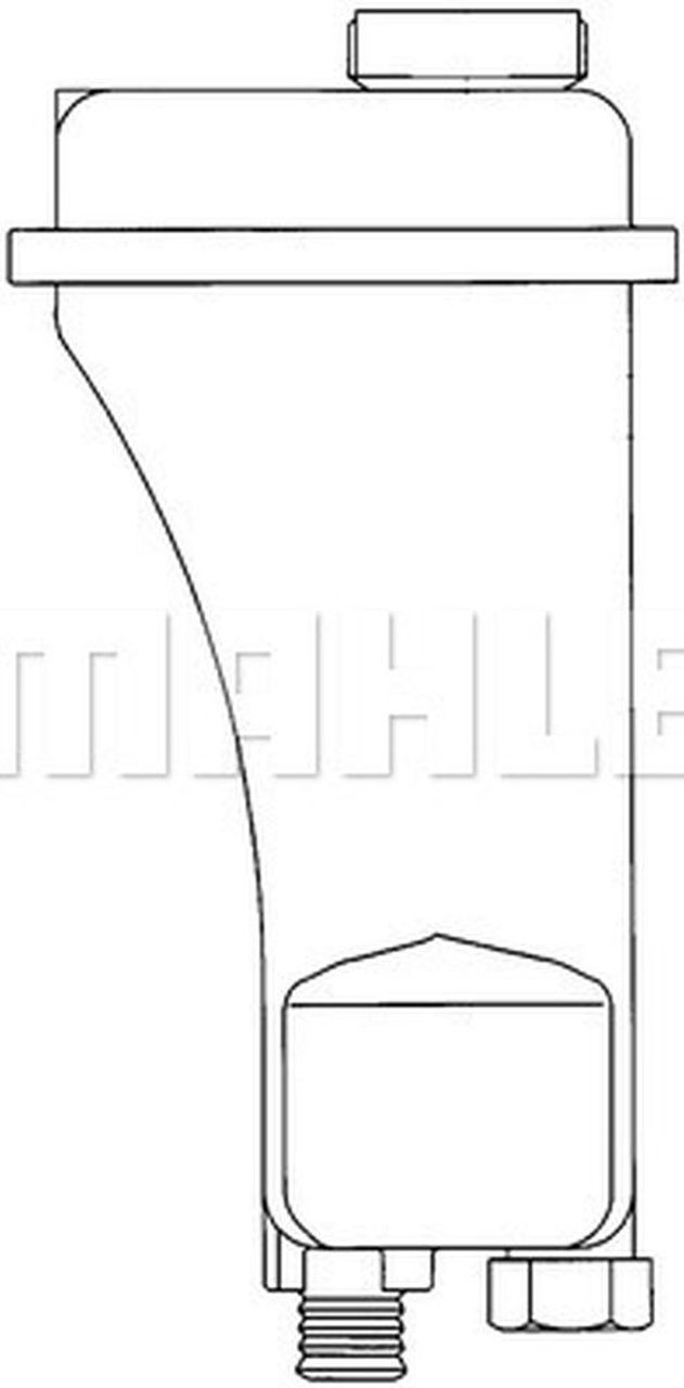 MAHLE PC Expansion tank CRT51000S