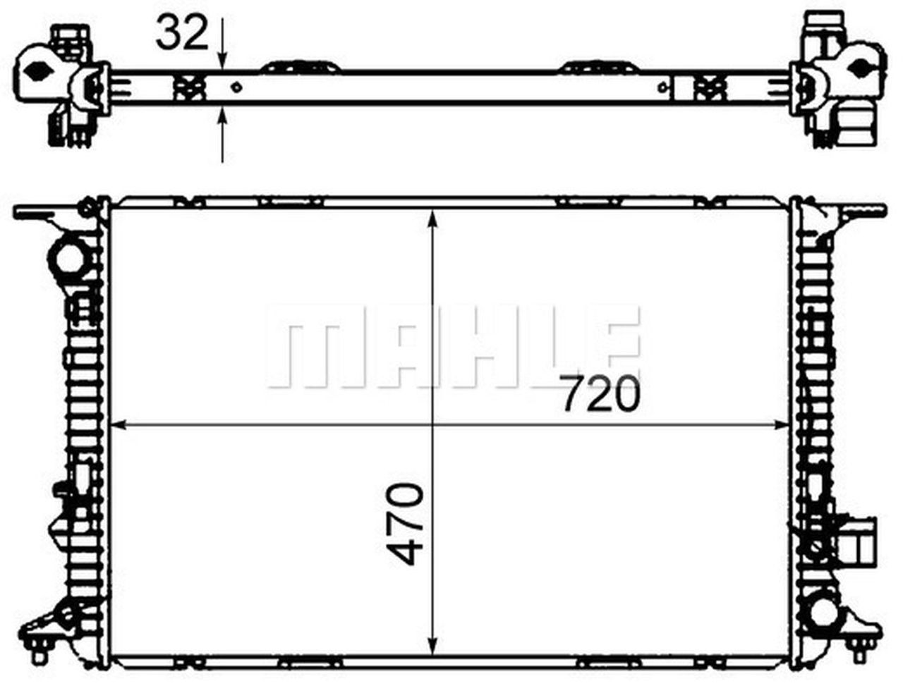 MAHLE PC Radiator CR1022000S