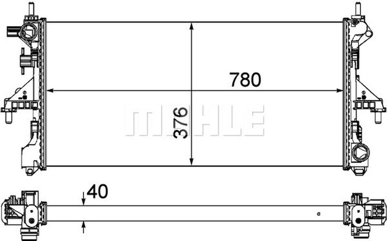 MAHLE LCV Radiator CR1034000P