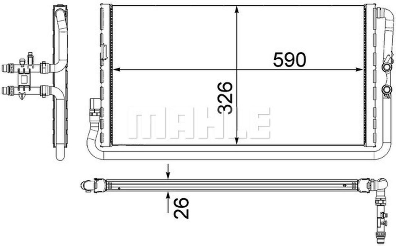 MAHLE PC Radiator CR1044000P