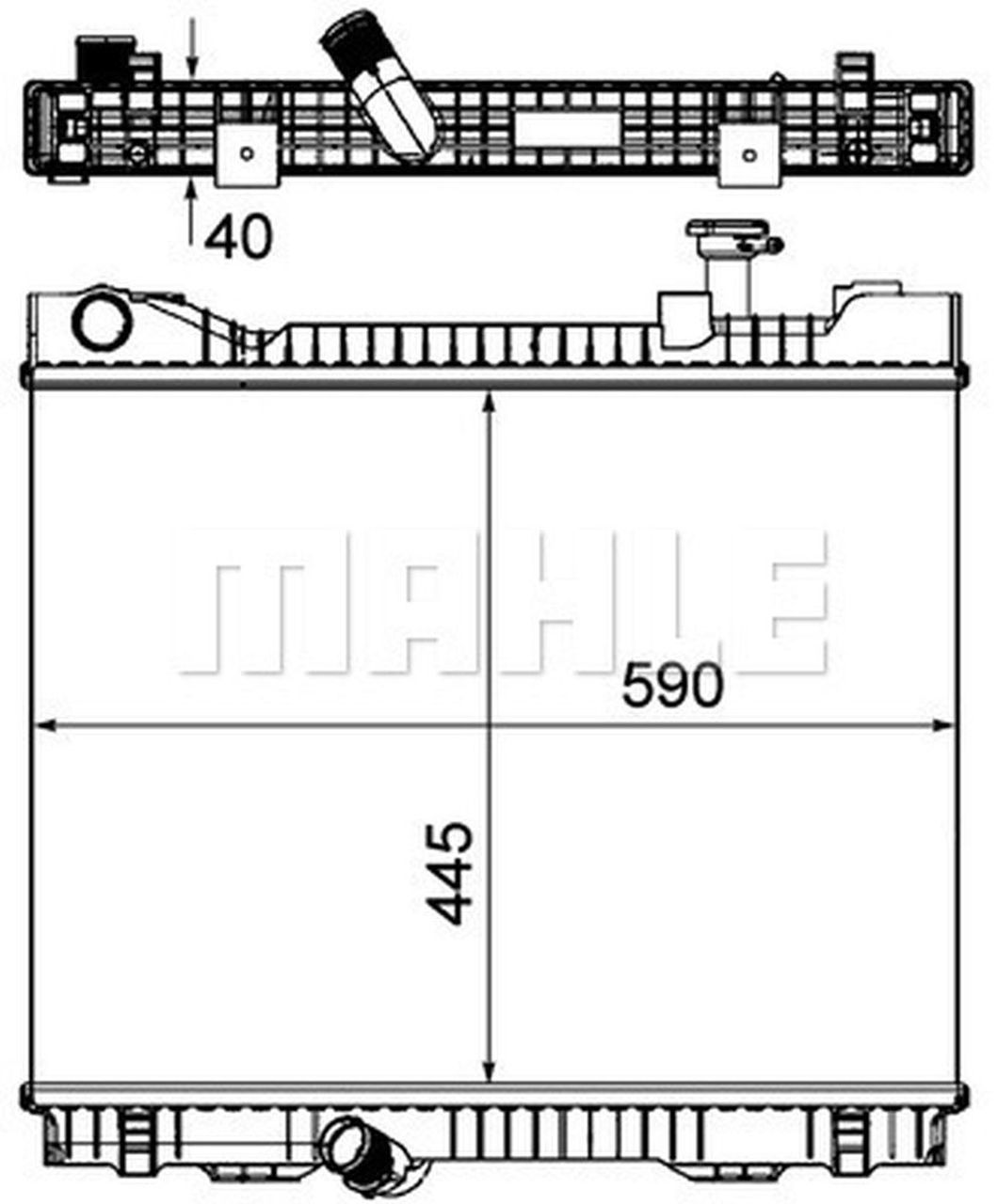 MAHLE LCV Radiator CR1045000P
