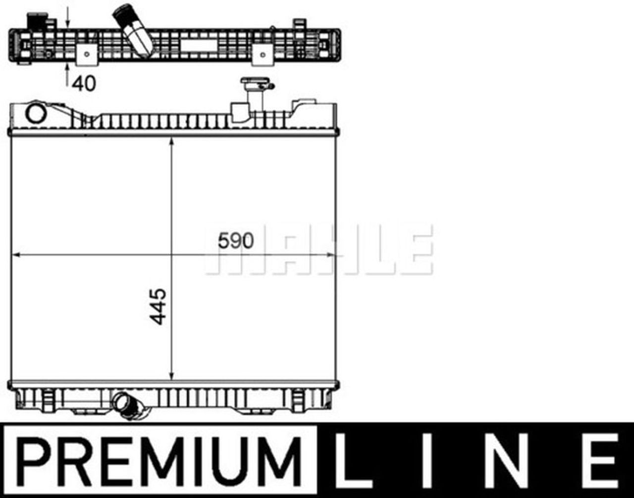 MAHLE LCV Radiator CR1045000P