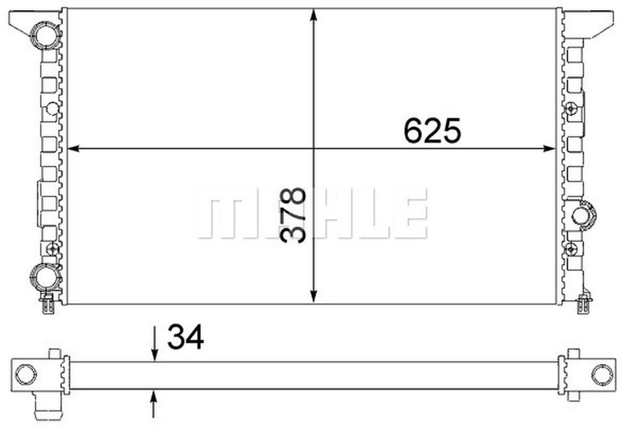 MAHLE PC Radiator CR1056000S