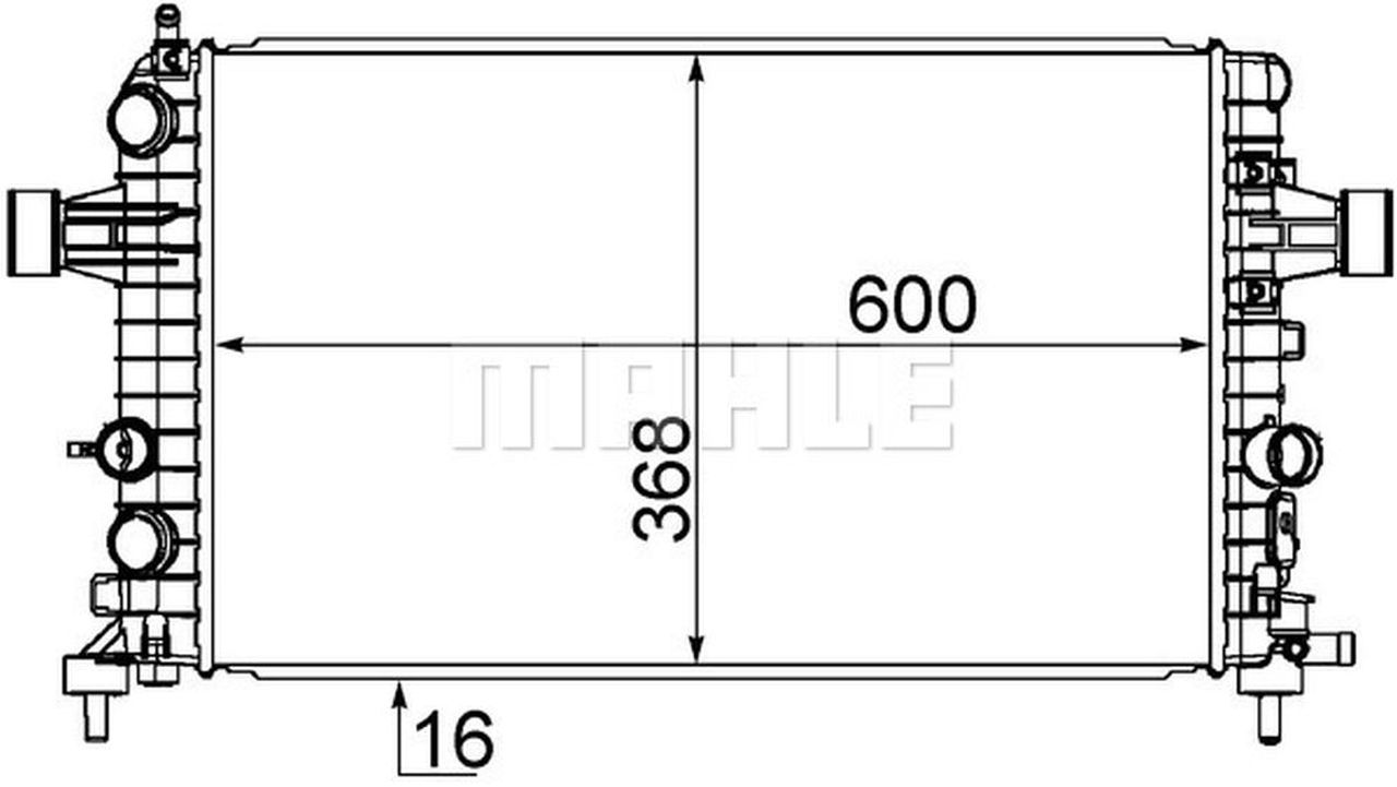 MAHLE PC Radiator CR1091000S