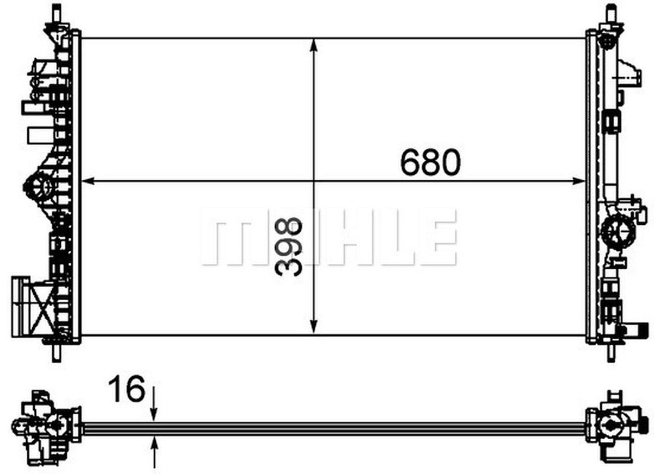 MAHLE PC Radiator CR1099000P