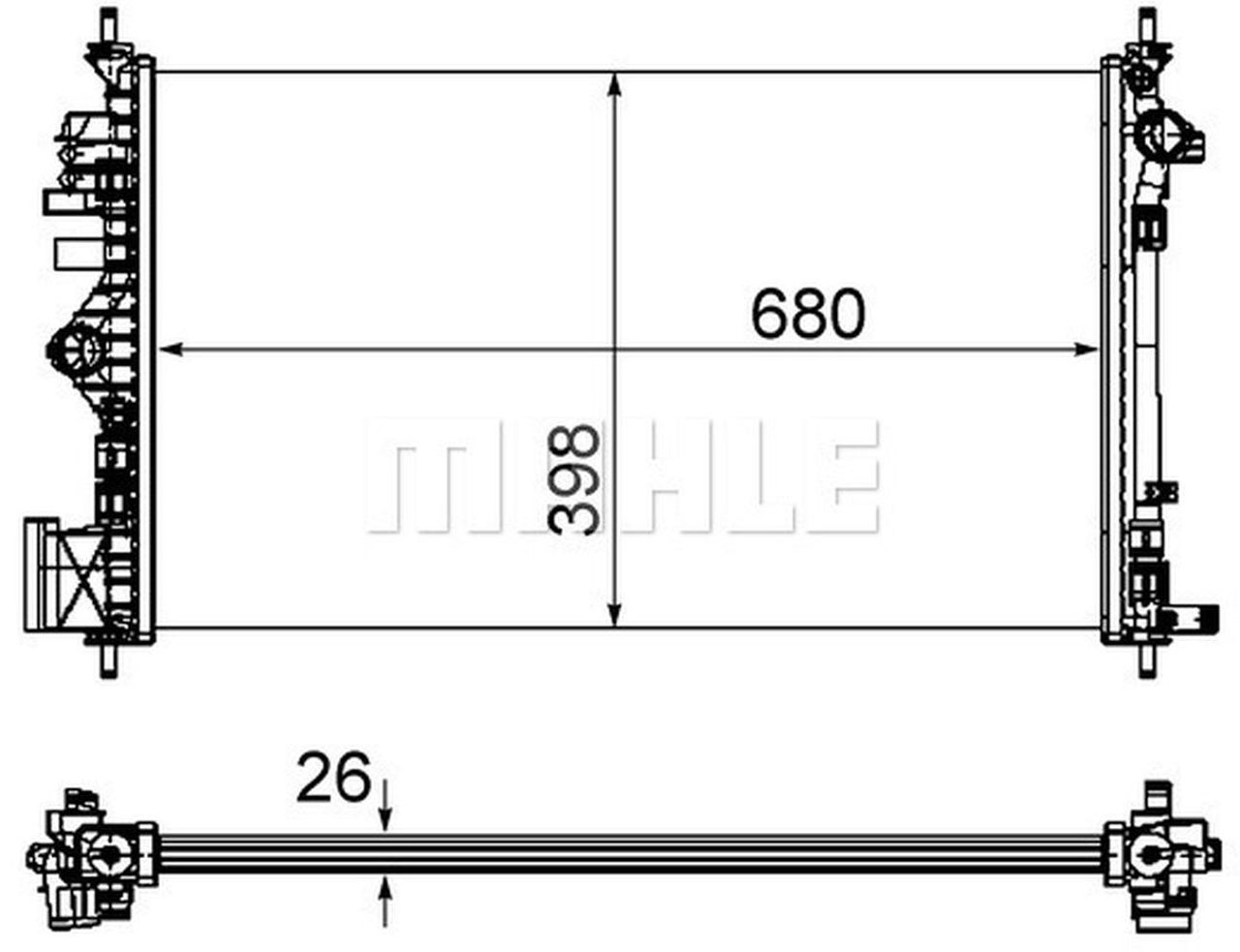 MAHLE PC Radiator CR1100000P