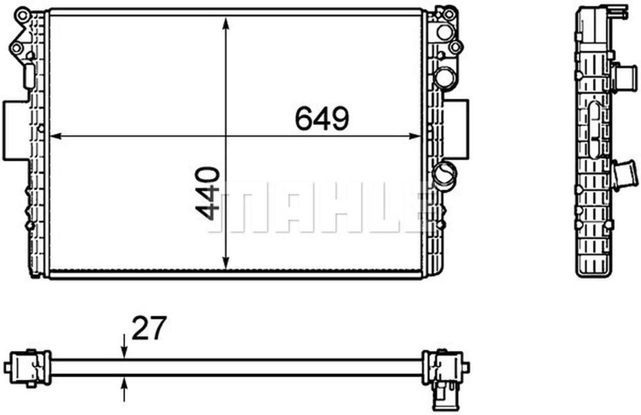 MAHLE LCV Radiator CR1106000P