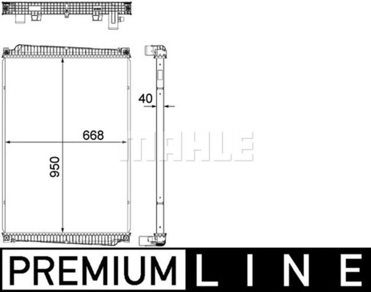 MAHLE Truck/Bus Radiator CR1149000P