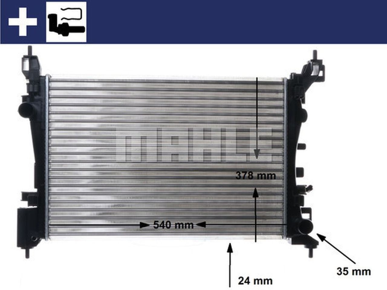 MAHLE PC Radiator CR1182000S