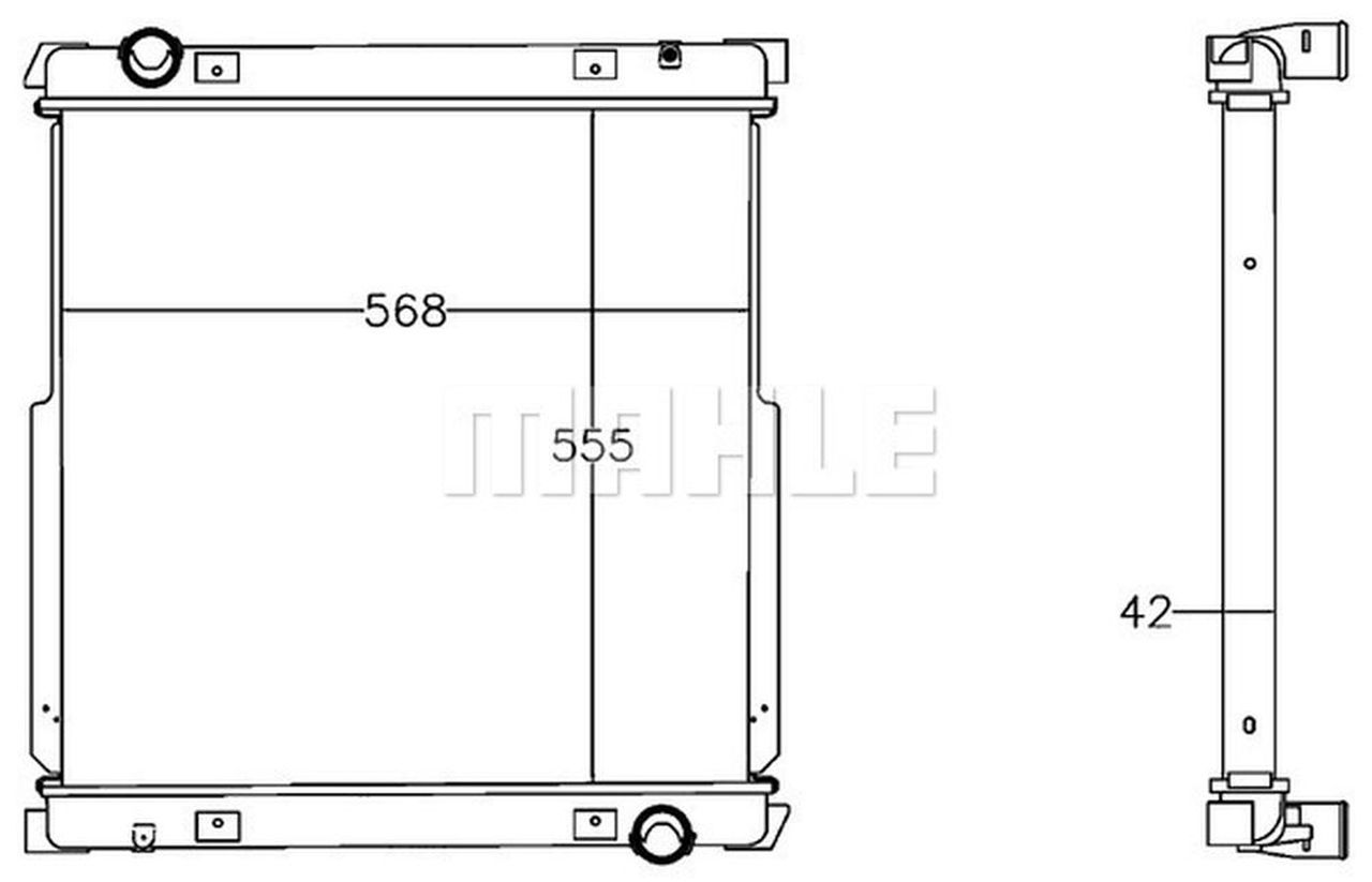 MAHLE Truck/Bus Radiator CR1216000P