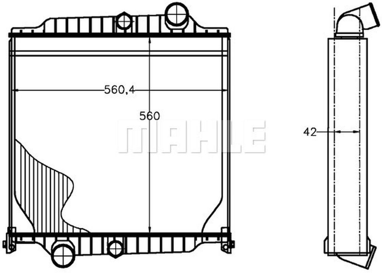 MAHLE Truck/Bus Radiator CR1223000P