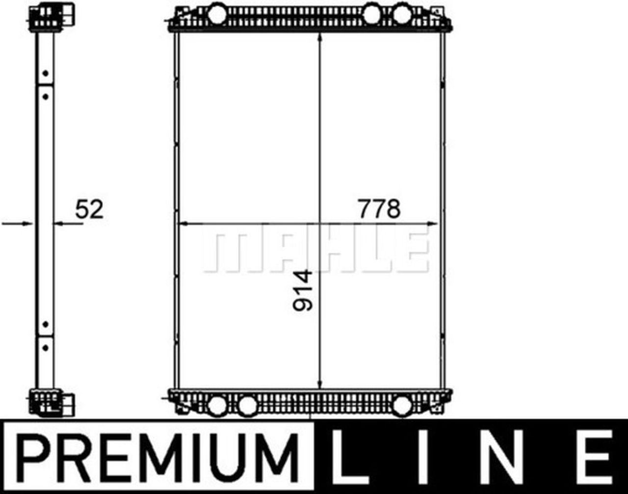 MAHLE Truck/Bus Radiator CR1258000P