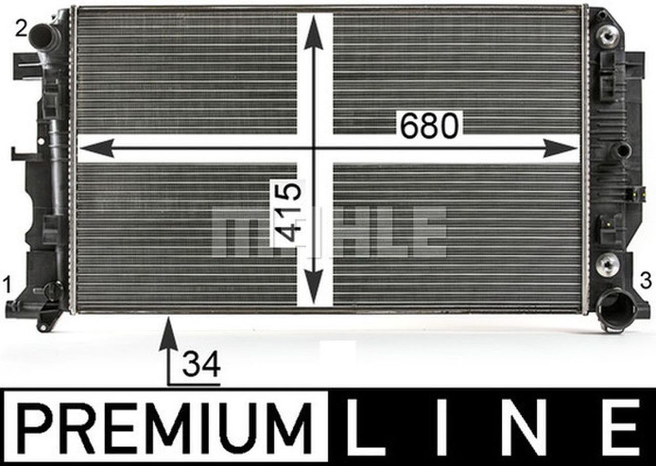 MAHLE LCV Radiator CR12000P