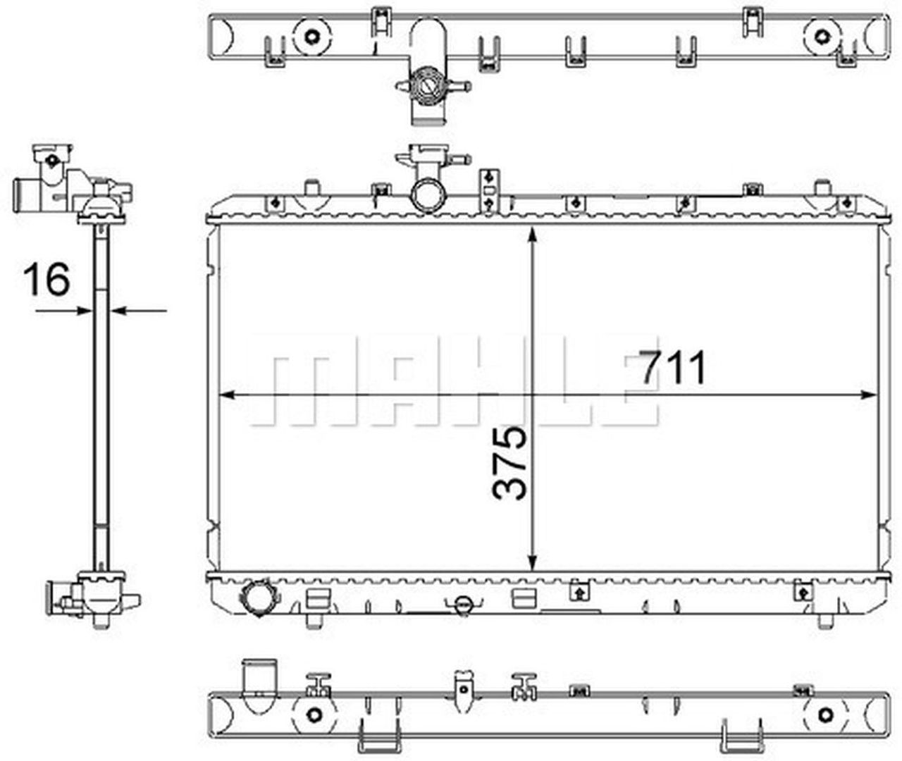 MAHLE PC Radiator CR1314000S