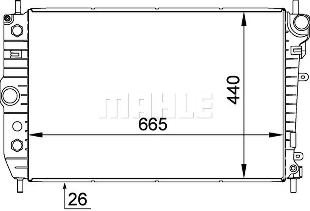MAHLE PC Radiator CR1345000P