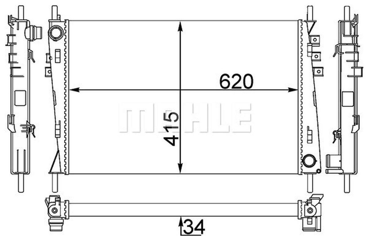 MAHLE PC Radiator CR1348000S