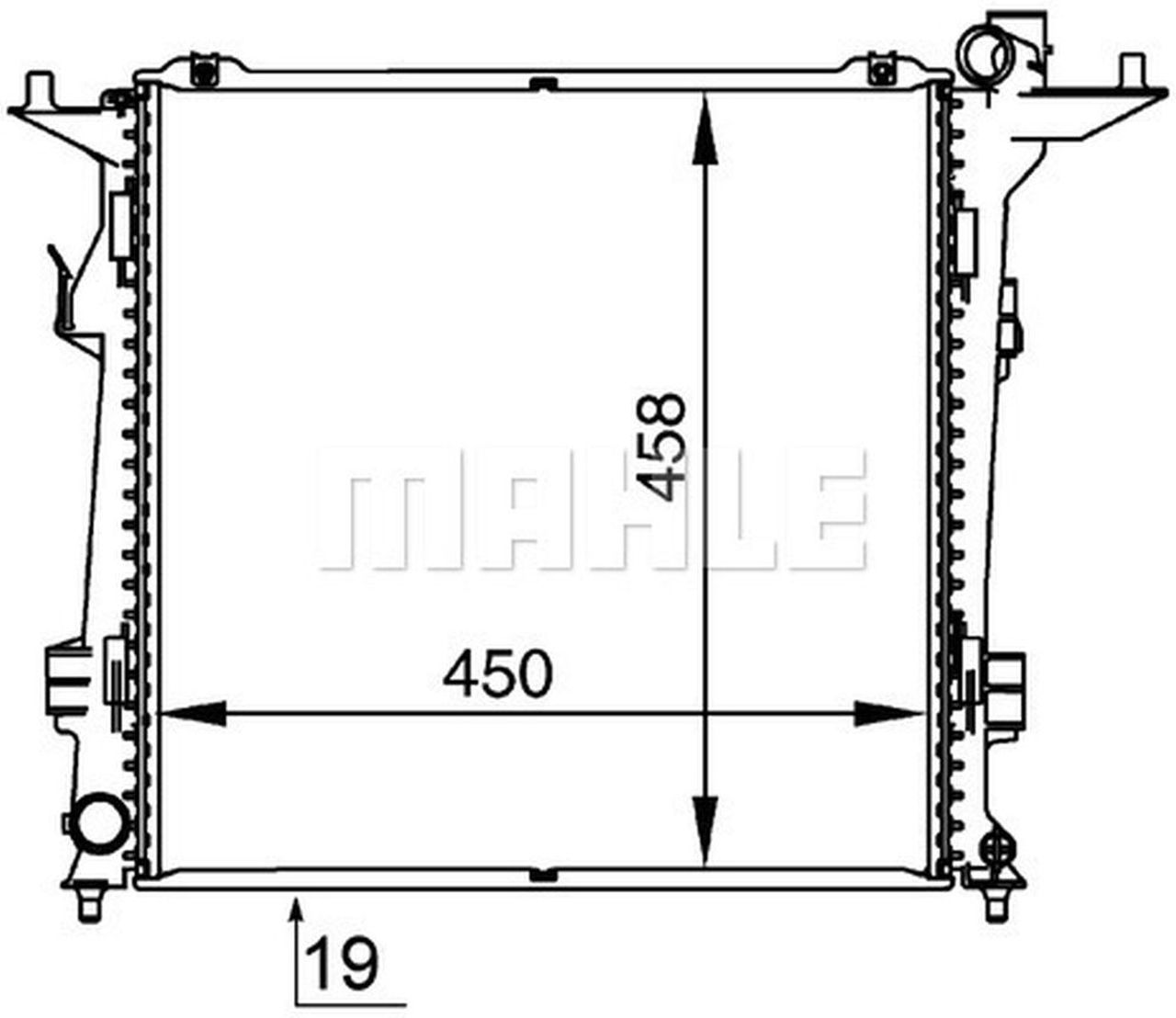 MAHLE PC Radiator CR1368000P