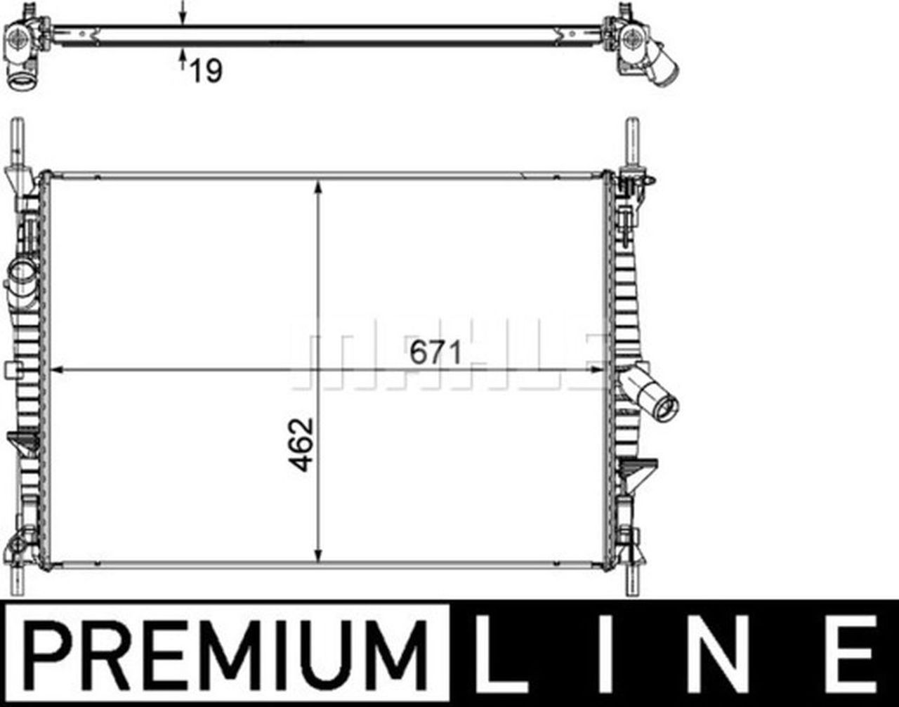 MAHLE LCV Radiator CR1370000P