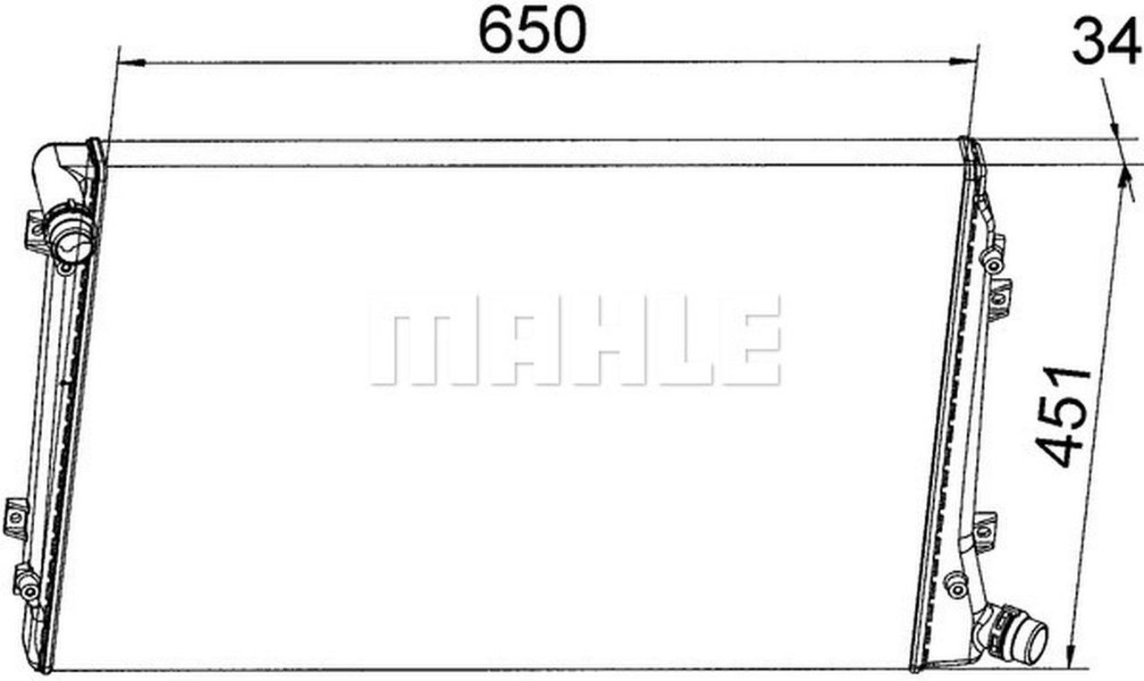 MAHLE PC Radiator CR1395000S