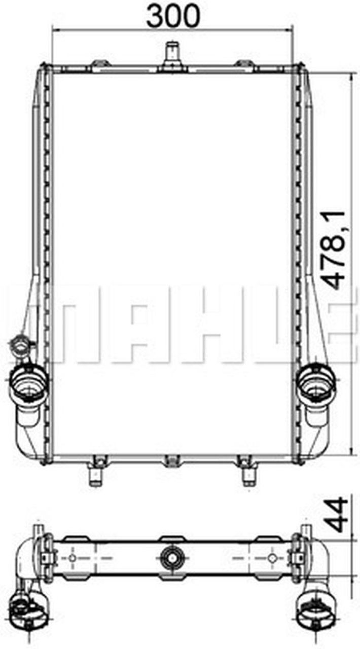 MAHLE PC Radiator CR1396000P