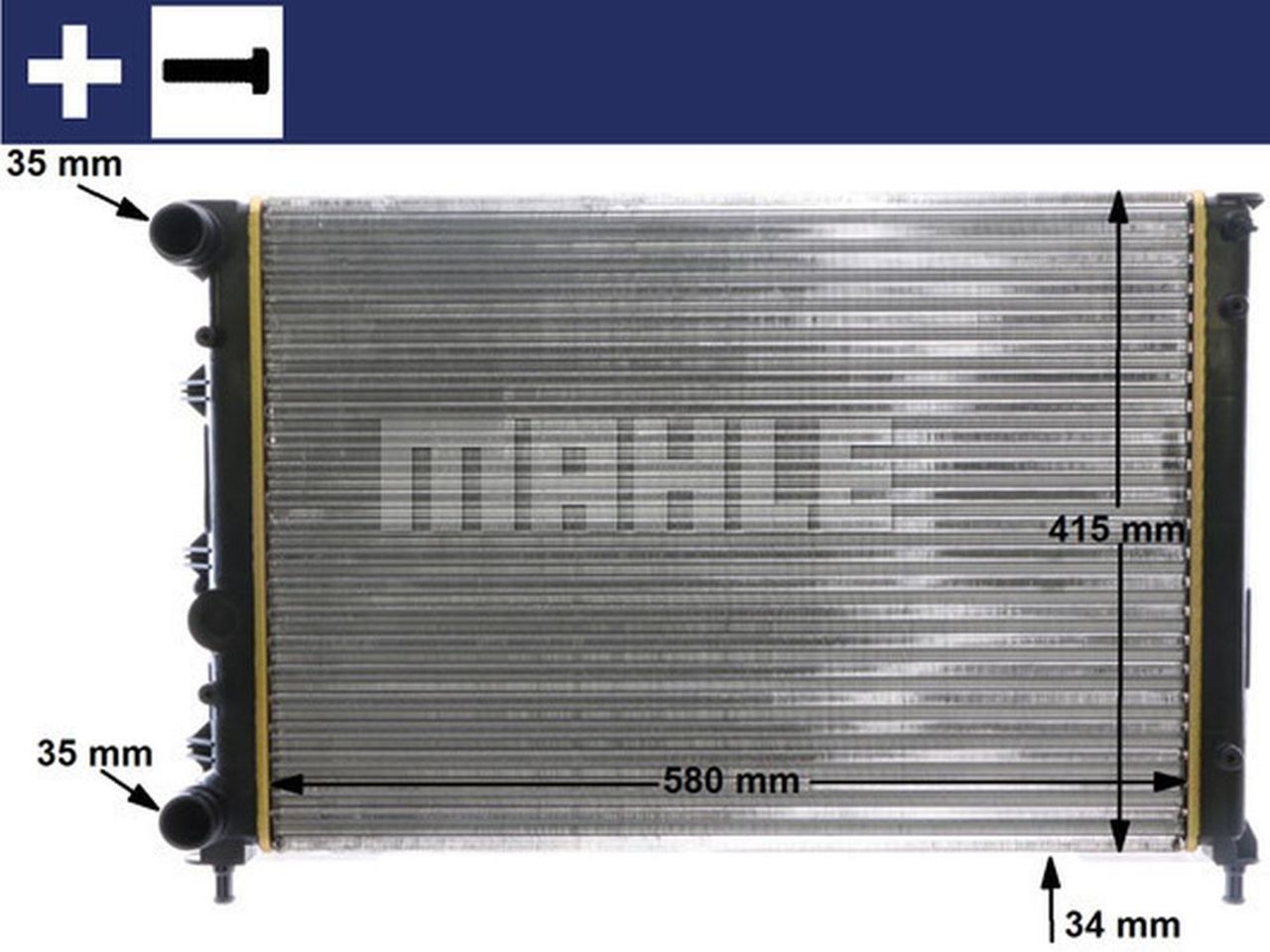 MAHLE PC Radiator CR1411000S