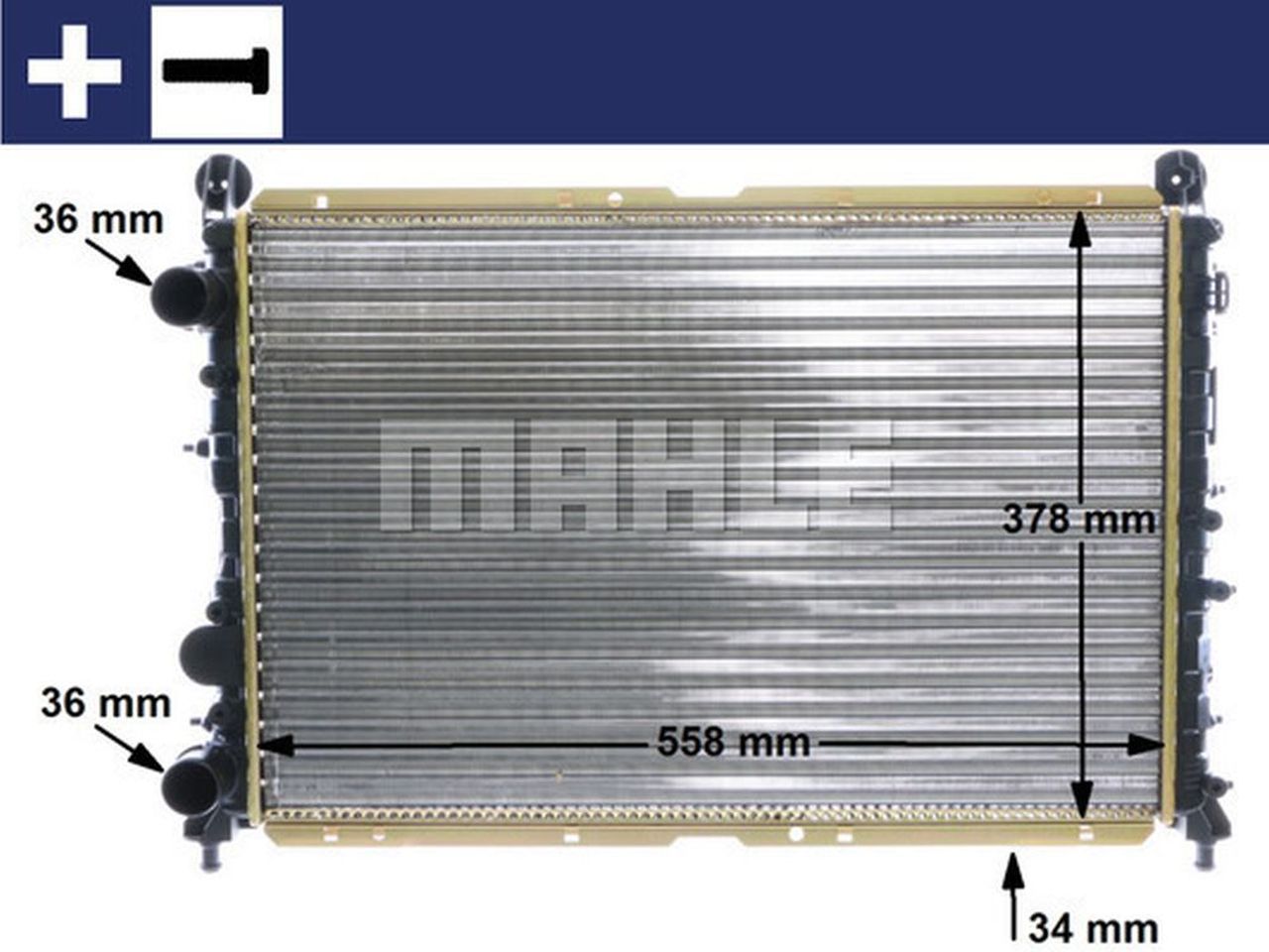 MAHLE PC Radiator CR1412000S