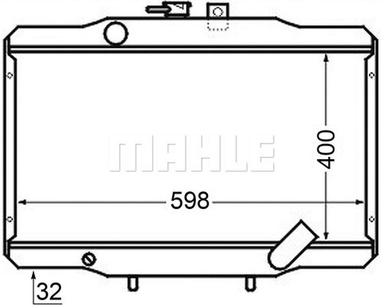 MAHLE LCV Radiator CR141000S