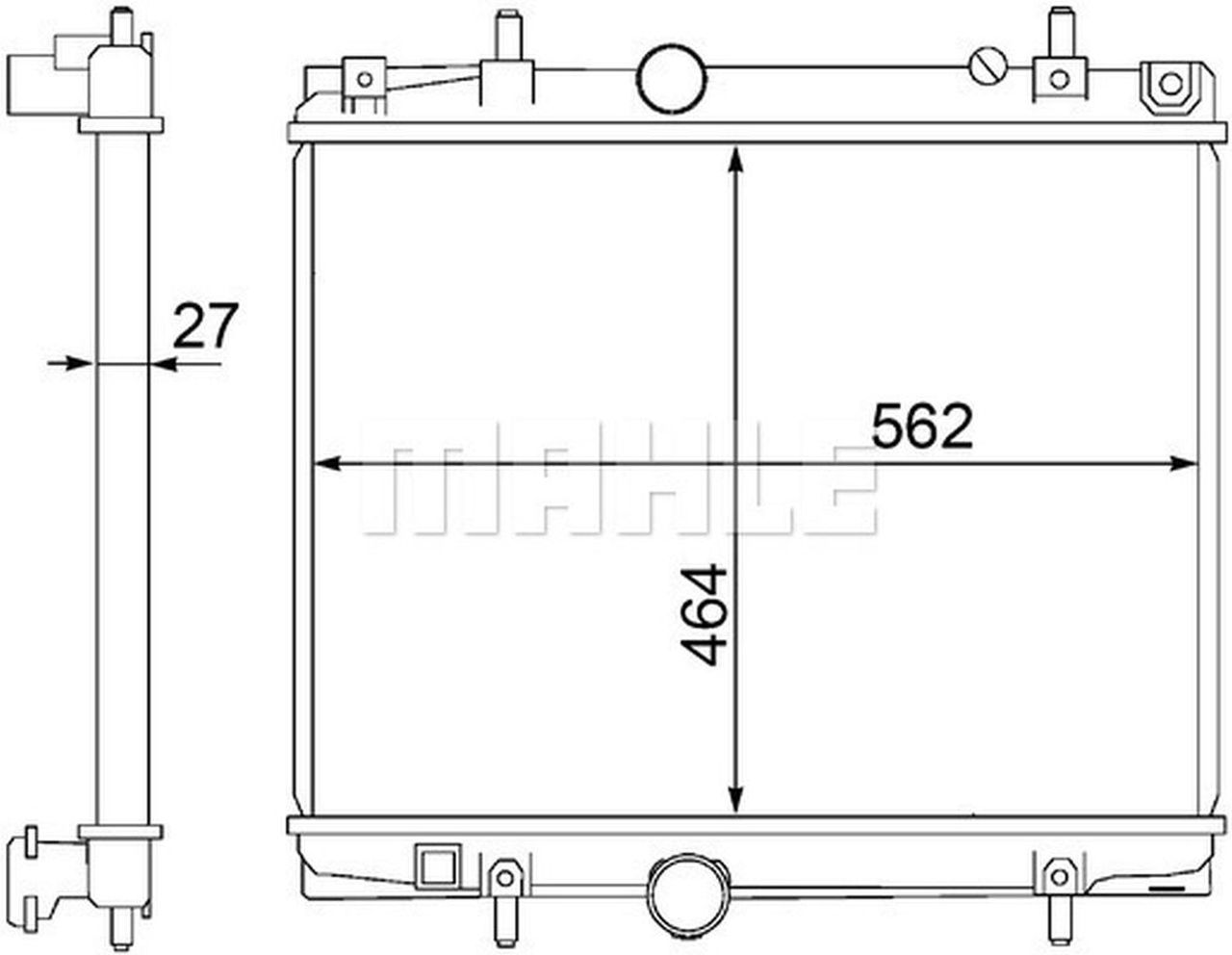 MAHLE PC Radiator CR1437000S