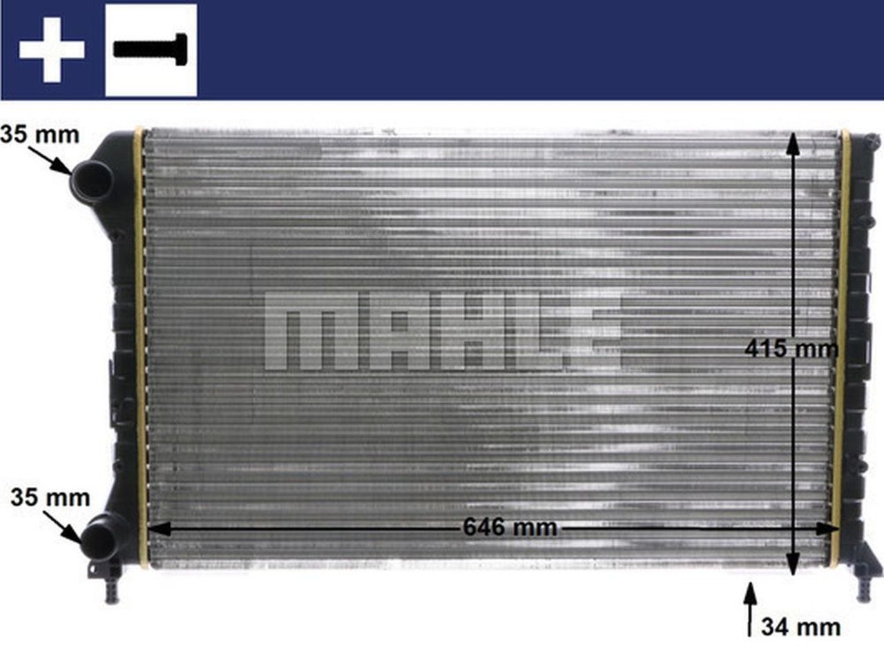 MAHLE PC Radiator CR1447000S