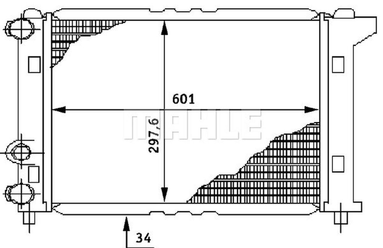MAHLE PC Radiator CR146000S