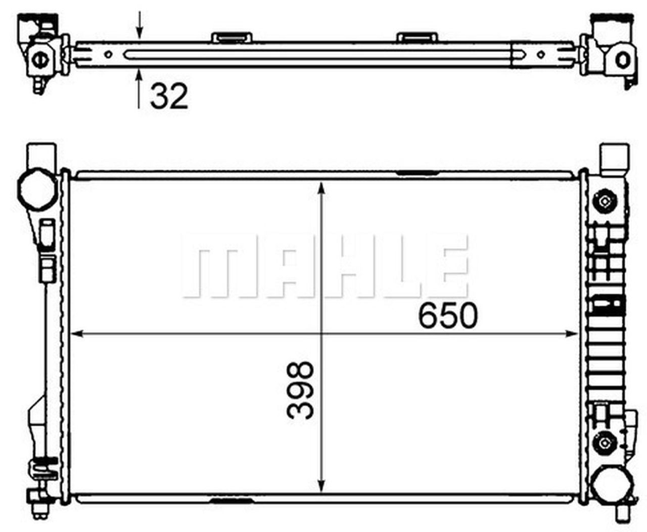 MAHLE PC Radiator CR1478000S