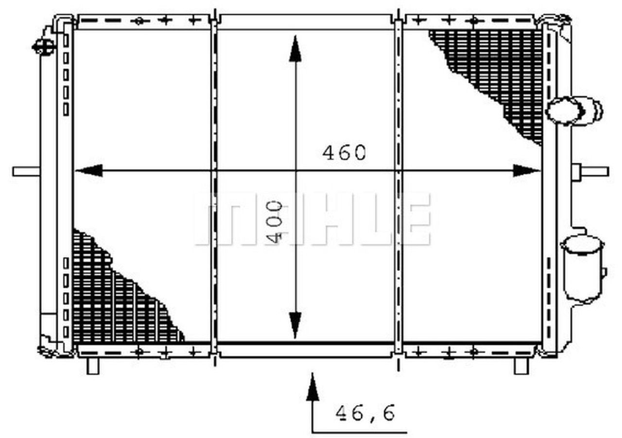 MAHLE PC Radiator CR147000S