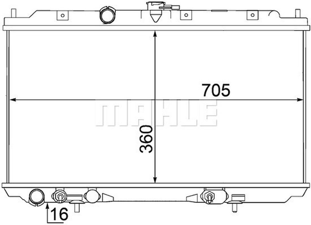 MAHLE PC Radiator CR1488000S
