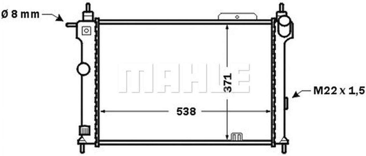 MAHLE PC Radiator CR1493000S