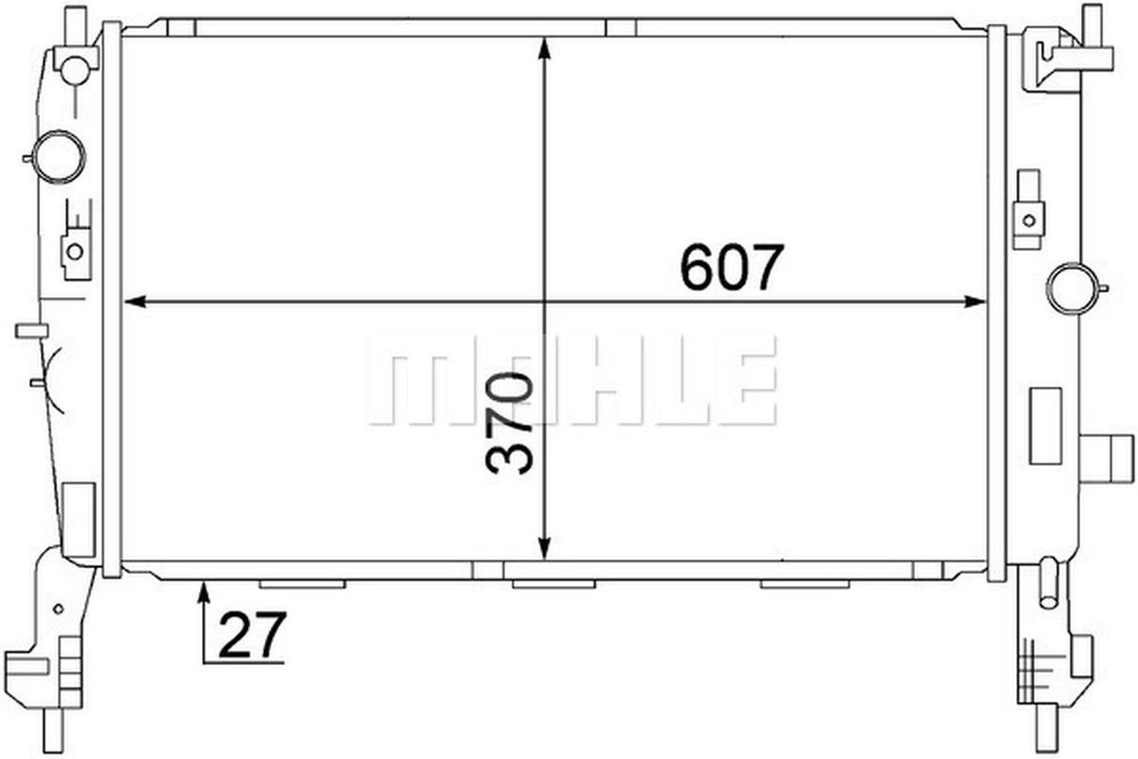MAHLE PC Radiator CR1499000S