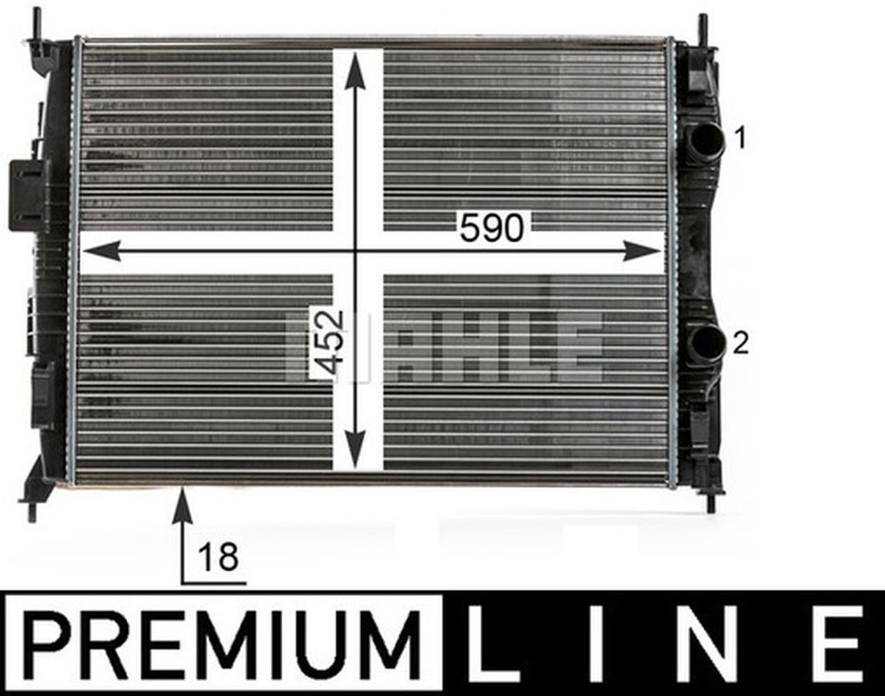 MAHLE PC Radiator CR14000P