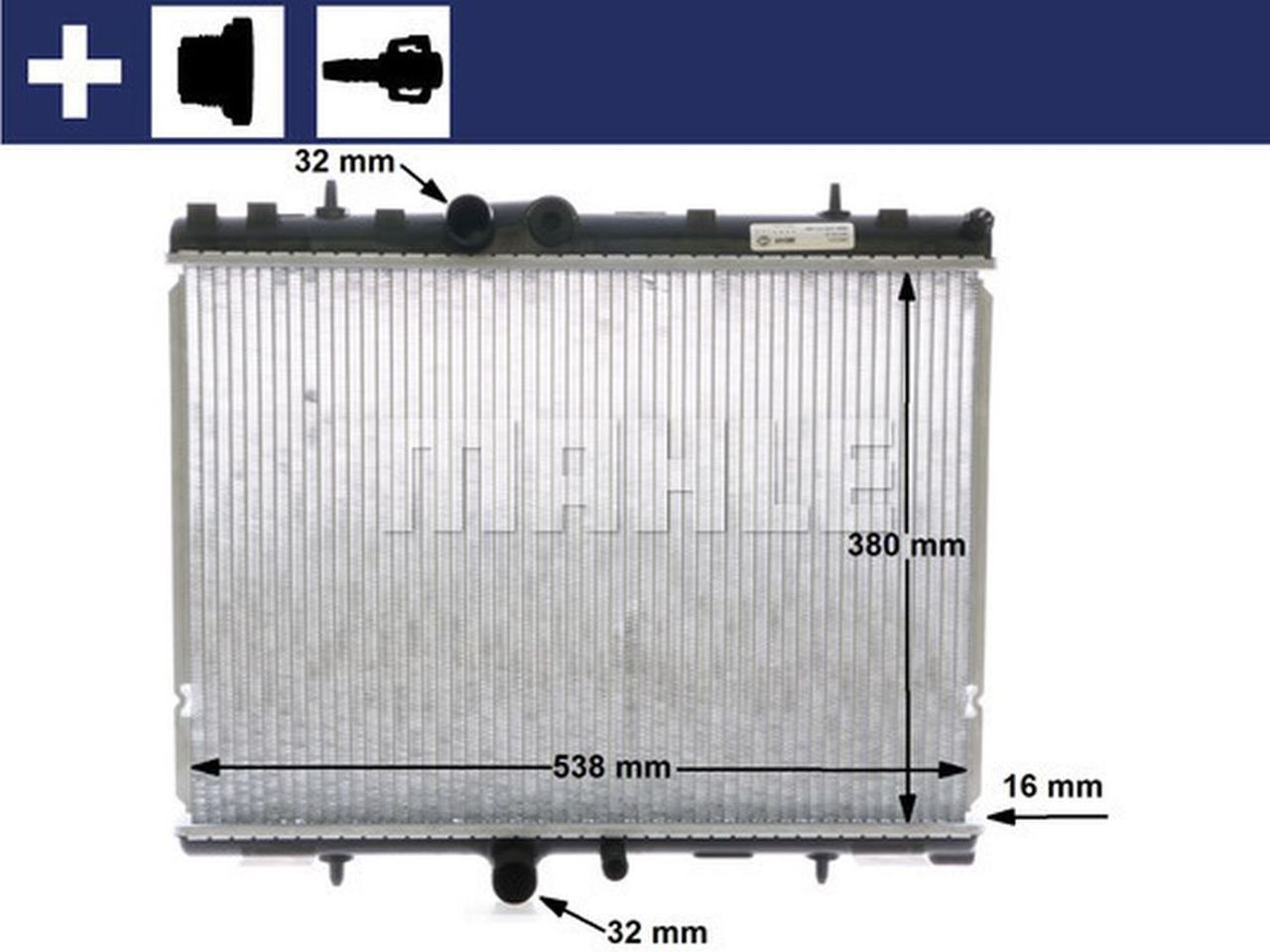 MAHLE PC Radiator CR1501000S