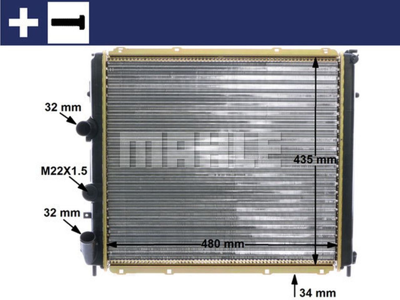 MAHLE PC Radiator CR1502000S