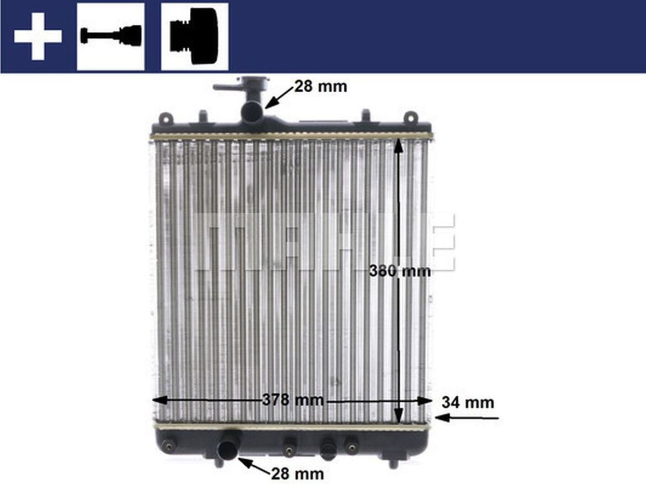 MAHLE PC Radiator CR1514000S