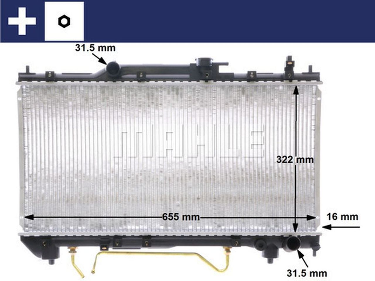 MAHLE PC Radiator CR1519000S