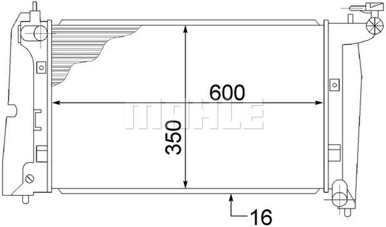 MAHLE PC Radiator CR1526000S