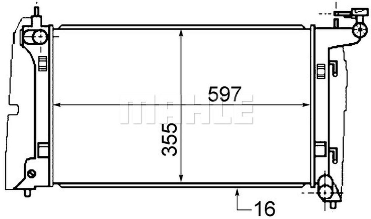 MAHLE PC Radiator CR1527000S
