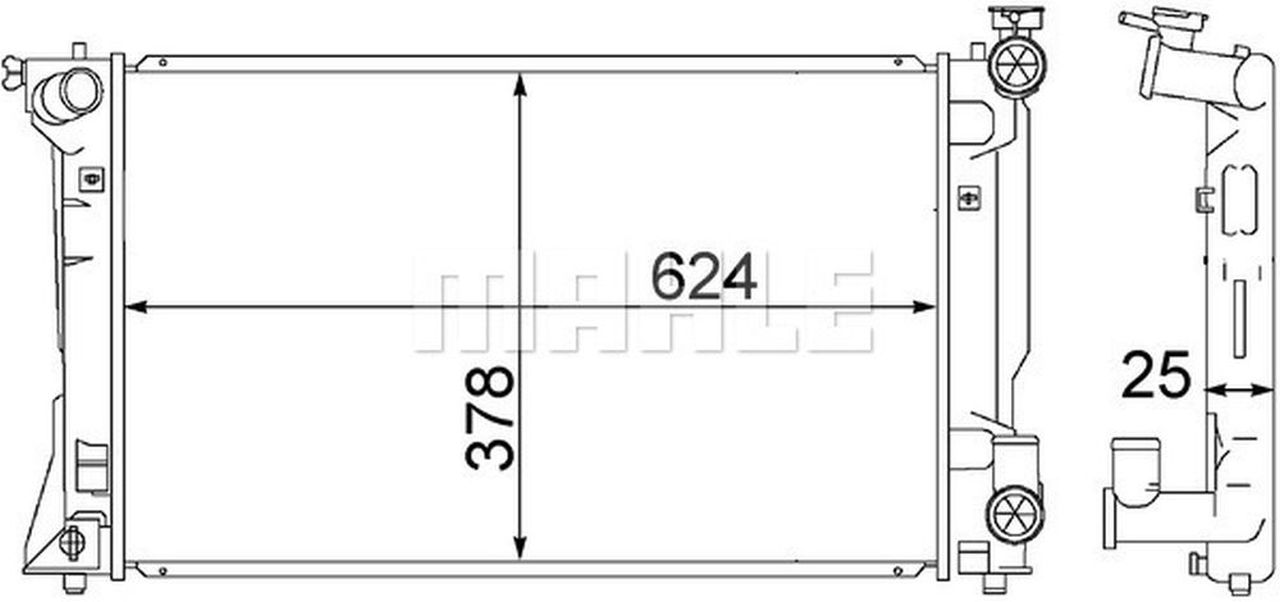 MAHLE PC Radiator CR1530000S