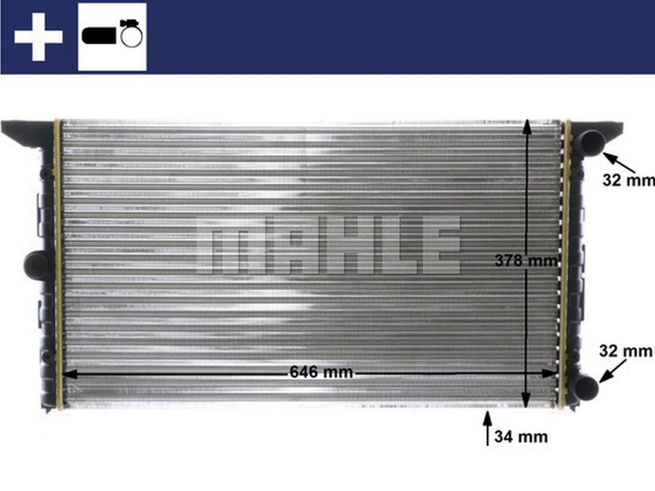 MAHLE PC Radiator CR1534000S