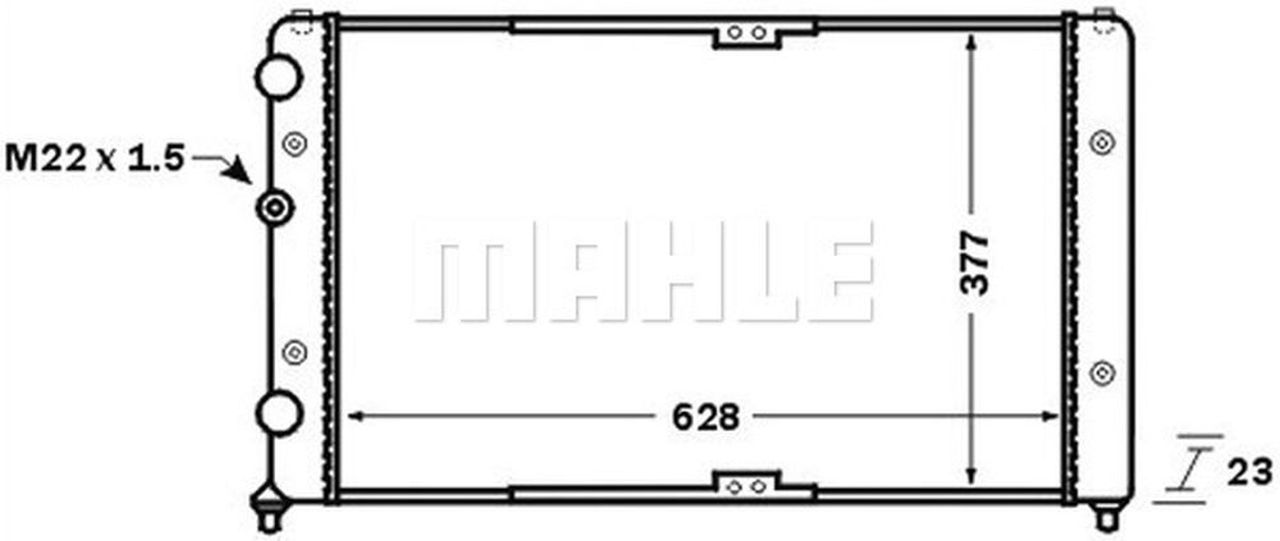 MAHLE PC Radiator CR1535000S