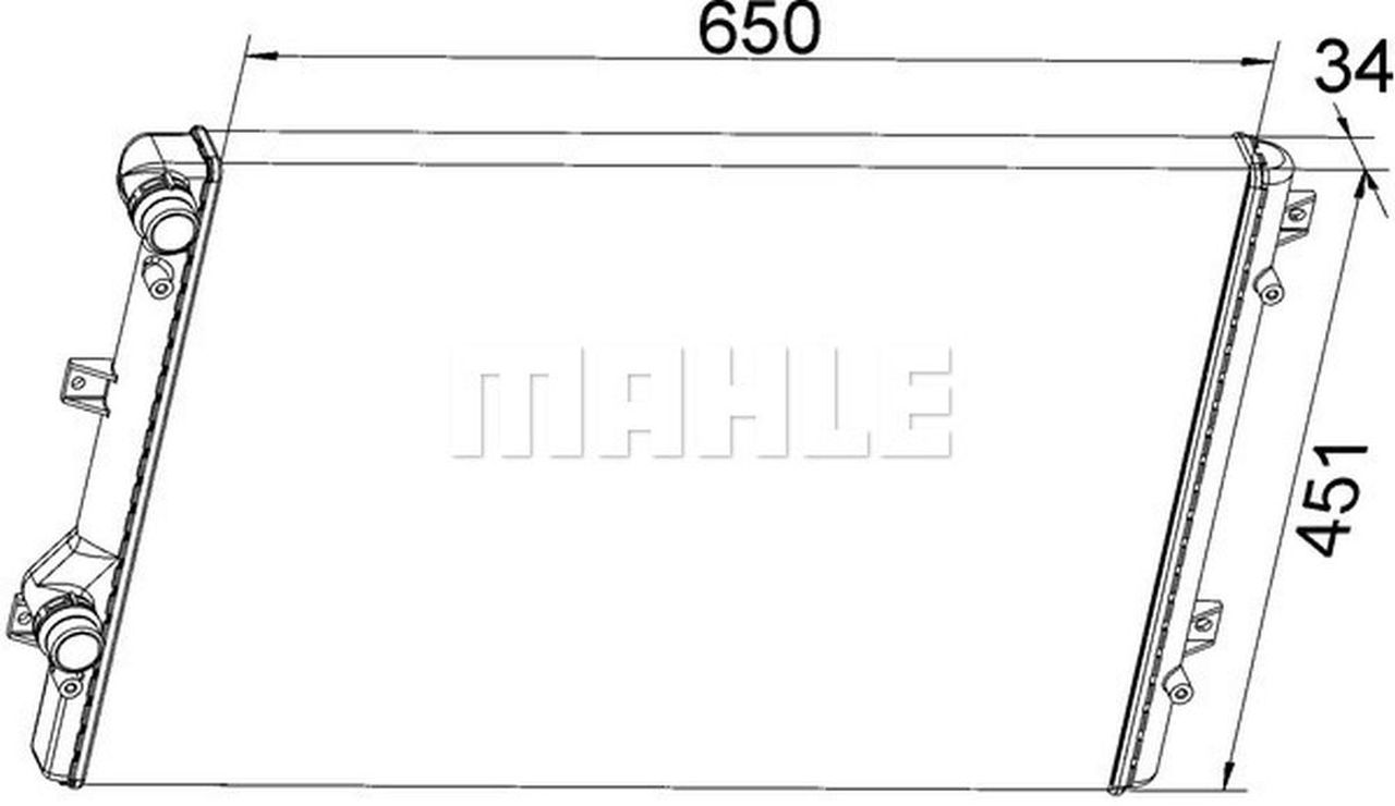 MAHLE PC Radiator CR1538000S