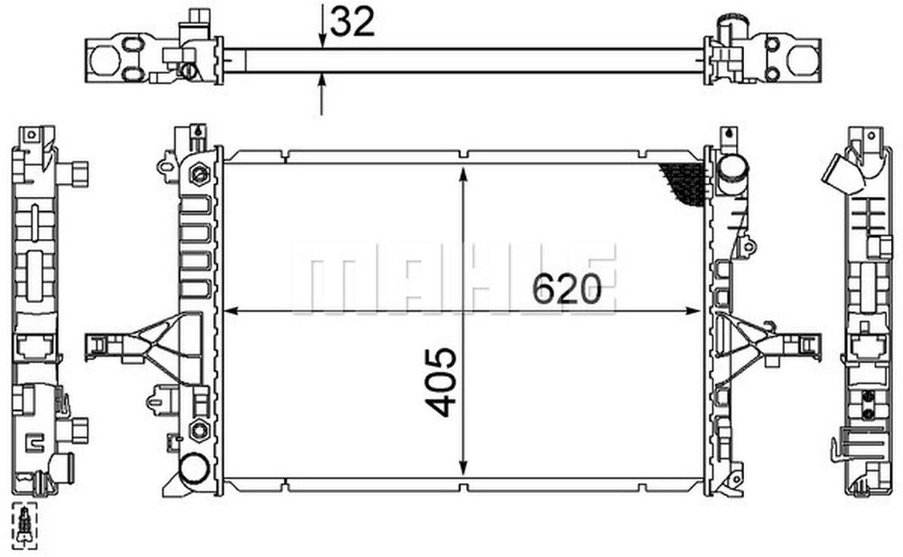 MAHLE PC Radiator CR1547000S