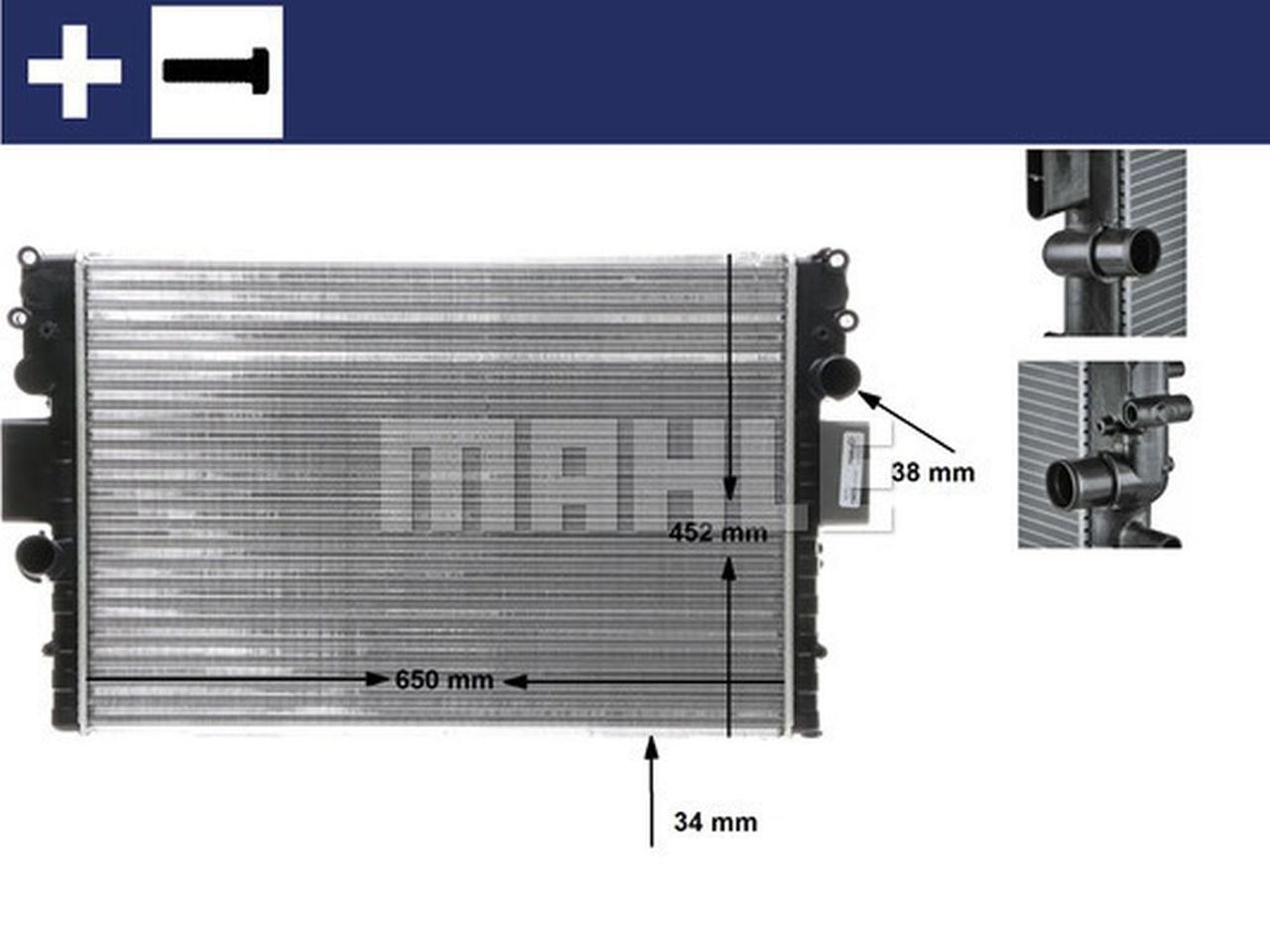 MAHLE LCV Radiator CR1551000S