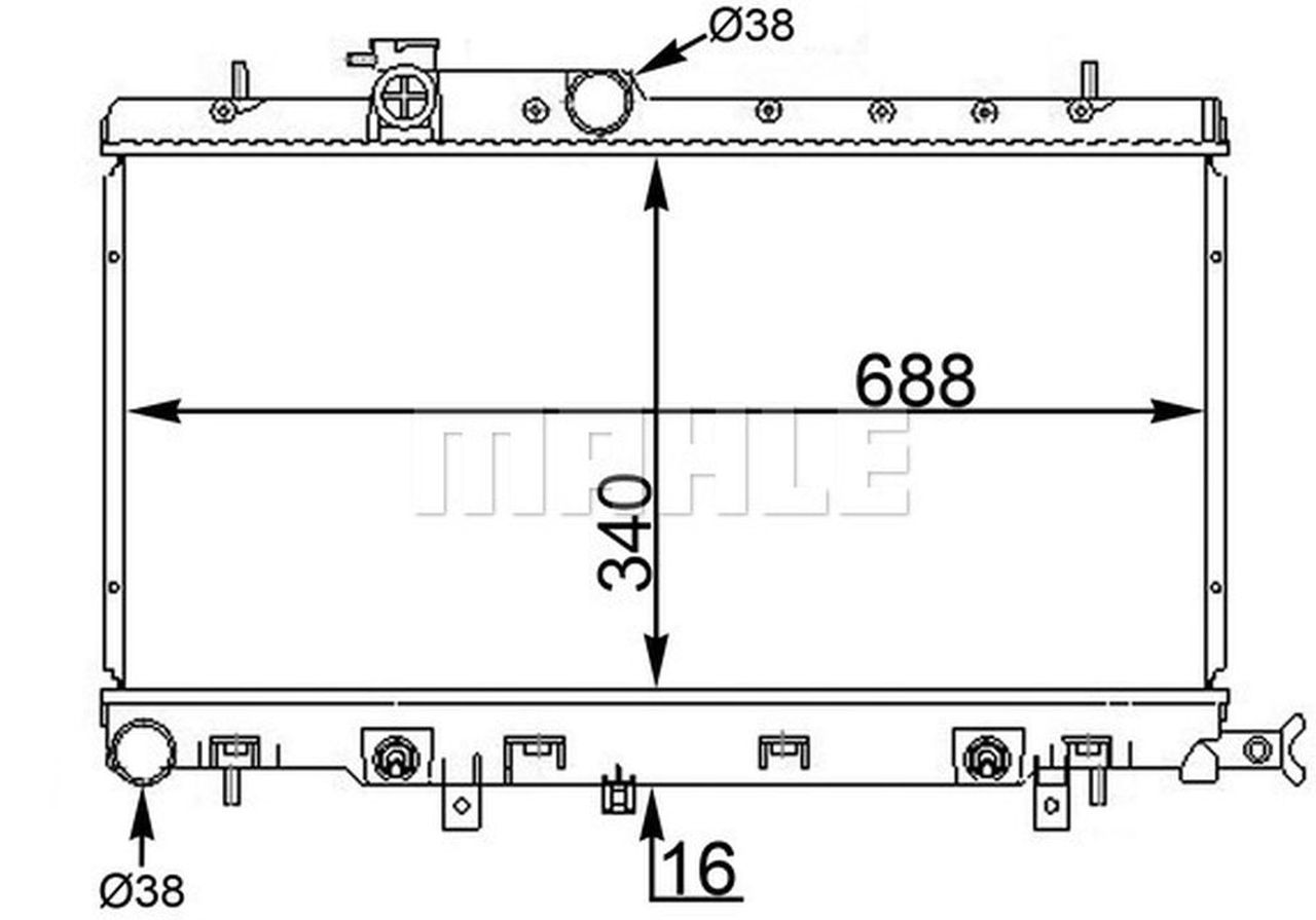 MAHLE PC Radiator CR1564000S